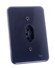 TOMADA 2P + T UNIVERSAL 10A POLLAR BLACK RADIAL 1805113