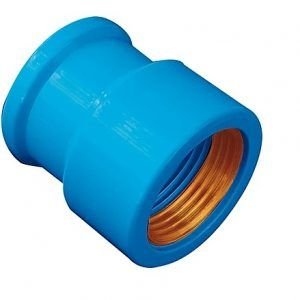 LUVA  AZUL C/ BUCHA LATAO  25MM X 1/2  (C/20) AKATO