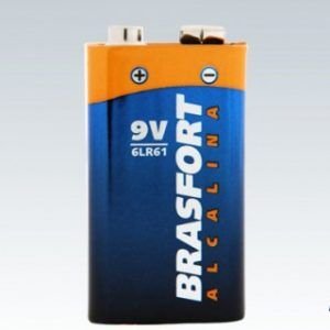 PILHA ALCALINA BATERIA 9V BRASFORT 6304