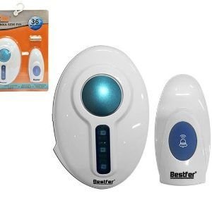 CAMPAINHA SEM FIO  BIVOLT 36T RES. BRANCA  BESTFER  BFH1567