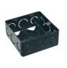 CAIXA 4 X 4   FF  PRES. PVC PRETA  C/50  MONDIALE/AKRO
