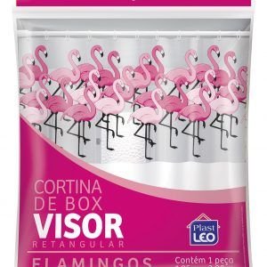 CORTINA BOX VINIL VISOR  FLAMINGO 1,35 X 2M PLAST LEO 620-I