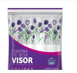 CORTINA BOX VINIL VISOR TULIPAS 1,35 X 2M  PLAST LEO  620-M
