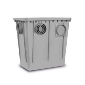CAIXA DE GORDURA CINZA 52 LTS - 52 X 33 X 51 CM ROMA 6090 3