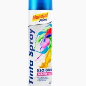 TINTA SPRAY METALICA AZUL 400 ML MUNDIAL PRIME 1000058