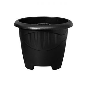 VASO REDONDO 5 LTS PRETO PLASMONT PM0292