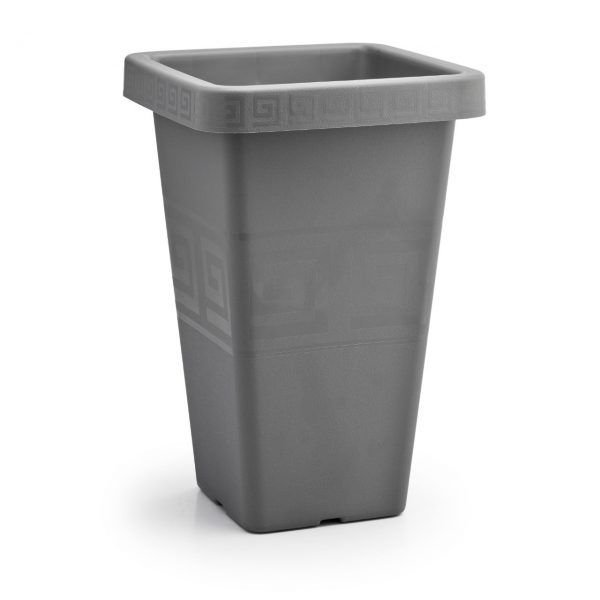 VASO GREGO QUADRADO 29,5 LTS CONCRETO PLASMONT PM485