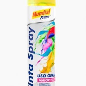 TINTA SPRAY LUMINOSA AMARELO 400ML MUNDIAL PRIME 1000053
