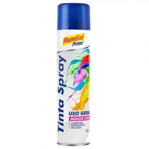 TINTA SPRAY USO G. AZUL ESCURO 400ML   MUNDIAL