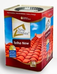 TINTA TELHA NEW VERMELHO OXIDO 18 LT NEWTINTAS NTEVO18