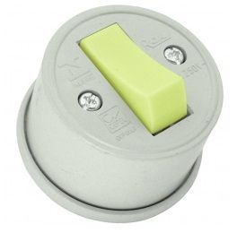 INTERRUPTOR EXTERNO REDONDO CINZA RADIAL 1801047