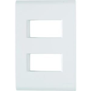 PLACA 4 X 2 - 2P AFASTADAS LIZ BRANCA TRAMONTINA T106206