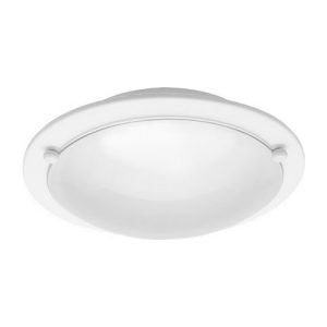 PLAFON LONDON BRANCO 30 X 10 CM - 2 LAMPADAS RADIAL