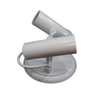 SPOT SIRIUS LISO P/ 2 LAMPADAS BRANCO RADIAL