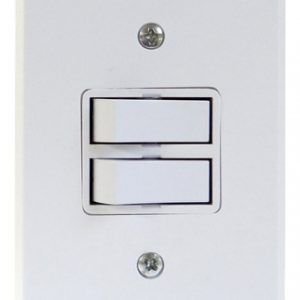 INTERRUPTOR 1 TECLA SIMP+1 TECLA PARAL. BRANCA RADIAL1901007