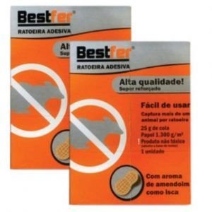 RATOEIRA ADESIVA C/ AROMA AMENDOIM  BESTFER   BFH1286