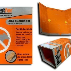 RATOEIRA ADESIVA C/AROMA AMENDOIM  SUPER  BESTFER  BFH1437