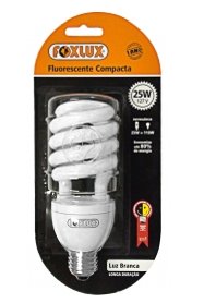 LAMPADA COMPACTA ESPIRAL MINI 7W 127V FOXLUX FEBM071