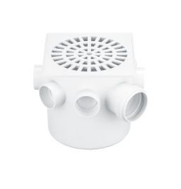 CAIXA SIFONADA TAMPA QUADRADA  150 X 150 X 50MM  HERC 2255