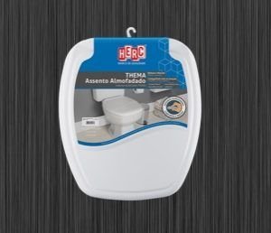 ASSENTO SANIT ALMOFADA  THEMA  CINZA CLARO  HERC  H.2396