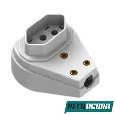 PINO FEMEA PRENSA CABO GIGANTE  20A  CINZA ILUMI I.1449