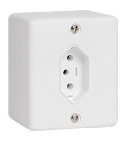 TOMADA UNIVERSAL 10A  BRANCA  S/X   ILUMI   I.63140