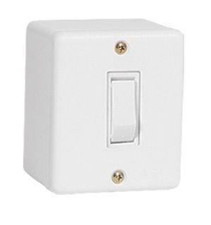 INTERRUPTOR  1 TECLA SIMPLES  BRANCA  S/X  ILUMI  I.6317
