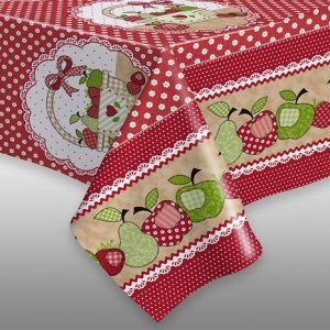 TOALHA MESA TERM    FRUTAS PATCHWORK   30MT   ALKO   35152