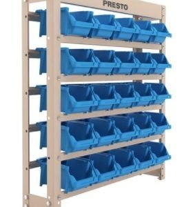 KIT ESTANTE GAVETEIRO ORGAN. 25/3  AZUL PRESTO P.58388