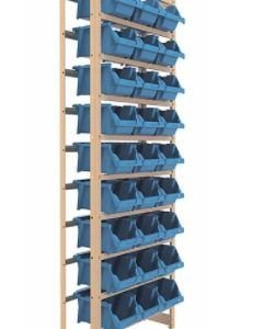 KIT ESTANTE GAVETEIRO ORGAN. 27/5  AZUL PRESTO 43008