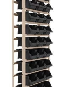 KIT ESTANTE GAVETEIRO ORGAN. 27/5  PRETO PRESTO P.66026