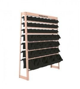 KIT ESTANTE GAVETEIRO ORGAN. 49/M  PRETO PRESTO P.66563