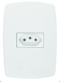 TOMADA UNIVERSAL 2P+T EMBUT. 10A PEROLA  RADIAL   1803113