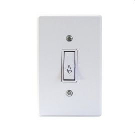 INTERRUPTOR 1 TECLA CAMPAINHA GELO (C/20) RADIAL R807001