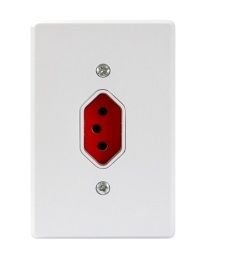 TOMADA UNIVERSAL 2P+T20A VERMELHA GELO(C/20) RADIAL R807376