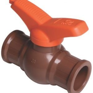 REGISTRO ESFERA BORBOLETA MARROM  25MM   SOCEL S.901