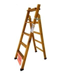 ESCADA DE MADEIRA 7 DEGRAUS MISTA SANTA CATARINA    SCAEM07