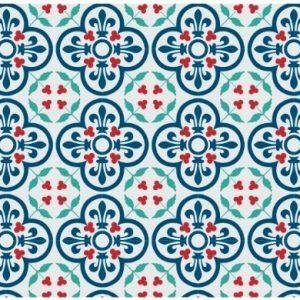 PAPEL PLAST ADESIVO 0,45X10MT   AZULEJO 4   LEOELEO  79085