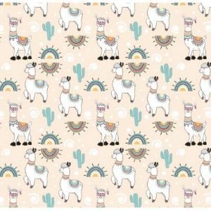 PAPEL PLAST ADESIVO 0,45X10MT   LHAMA 1   LEOELEO 79098