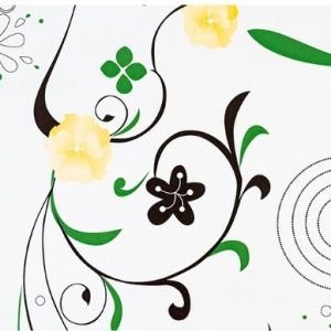 PAPEL PLAST ADESIVO 0,45X10MT   FLORAL 01    LEOELEO  79047