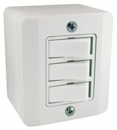 INTERRUPTOR  3 TECLAS SIMPLES BRANCO  S/X  RADIAL R902004