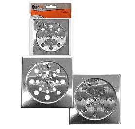 GRELHA RALO INOX QUADRADO C/FECHAMENTO 150MM   BESTFER 1154