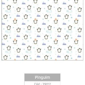 PAPEL PLAST ADESIVO  PINGUIM  45CMX10M  LEOELEO  79117