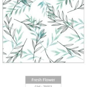 PAPEL PLAST ADES  FRESH FLOWER  45X10M  LEOEL   79153