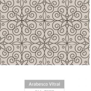 PAPEL PLAST AD ARABESC VITRAL  45X10M  LEOEL   79135
