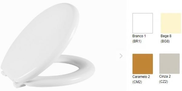 ASSENTO ALMOFADADO  BRANCO  ASTRA   TPK/ASBR1