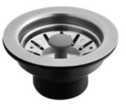 VALVULA COZINHA AMERICANA INOX C/CEST. ABS 6CM 1621  RAINHA