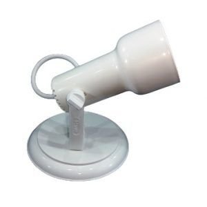 SPOT SIRIUS CANOPLA P/ 1 LAMPADA BRANCO RADIAL