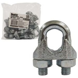 GRAMPO P/CABO ACO (CLIPS)  1/2   (C/20)  BESTFER BFH2392