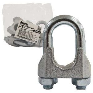 GRAMPO P/CABO ACO (CLIPS)  1 POL.   (C/5 )   BESTFER BFH2396